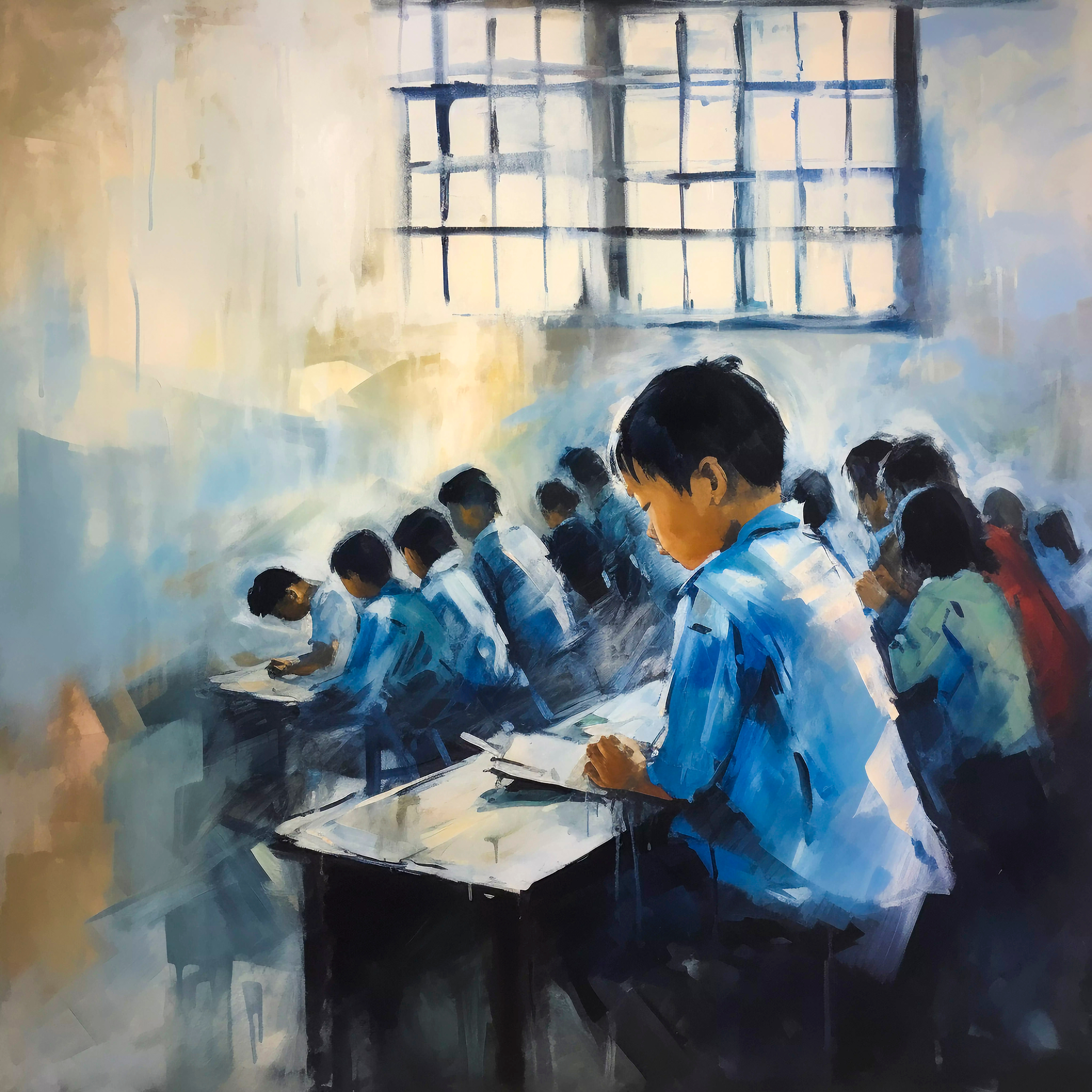 Students in classroom